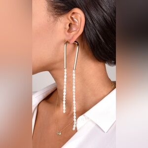 Cult Gaia Pearl Meta Earrings